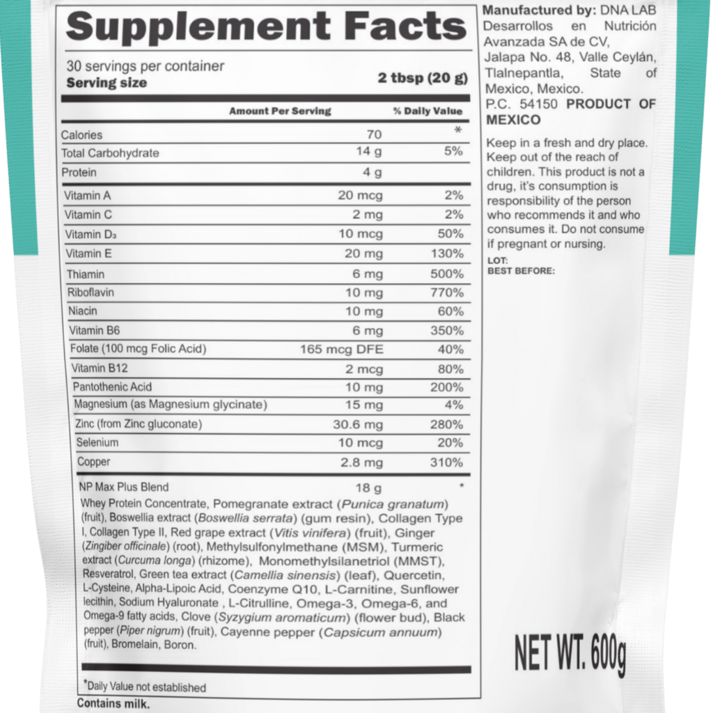 NP MAX PLUS – Advanced Nutritional Powder